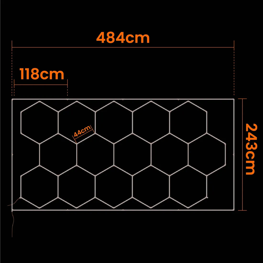 lampa-led-hexagon-sufitowa-panel-oswietlenie-do-garaz-warsztat-484-x-243-cm