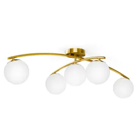 zlota-lampa-sufitowa-wiszaca-led-6x-e27-zyrandol-biale-kule-szklane-salon