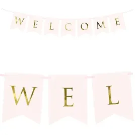 baner-welcome-partydeco-rozowy-jasny-95-cm