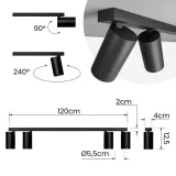 spot-prostokatny-smartled-czarny-rodzaj-gwintu-gu10