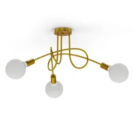zlota-lampa-sufitowa-wiszaca-led-3x-e27-zyrandol-zarowki-salon
