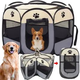 skladany-kojec-dla-psa-zwierzat-kota-krolika-do-domu-wentylacja-wodoodporny