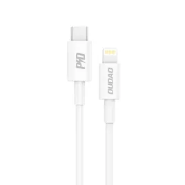 kabel-usb-c-lightning-dla-apple-dudao-l6x-20w-1m-bialy