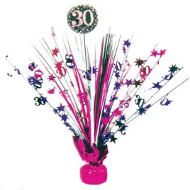 obciaznik-do-balonow-bukiet-30-urodziny-amscan-rozowo-czarny-250