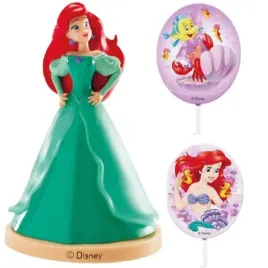 figurka-na-tort-ksiezniczka-ariel-zielona-dekora-85-cm
