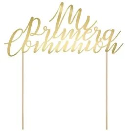 topper-papierowy-mi-primera-comunion-zloty-partydeco-24-cm