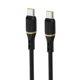 kabel-usb-c-dudao-l25c-do-60-w-elastyczny-silikonowy-oplot-czarny