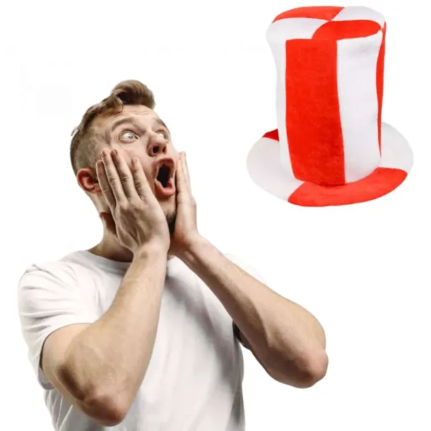 czapka-cylinder-kibica-bialo-czerwony-arpex