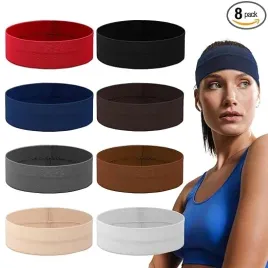 8x-opaska-sportowa-na-czolo-glowe-wlosy-do-biegania-cwiczena-unisex-frotka