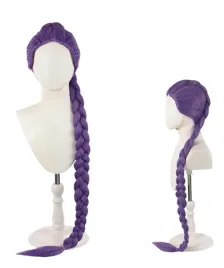 peruka-rumi-demon-hunters-105cm-fioletowe-wlosy-dlugi-odczepiany-warkocz