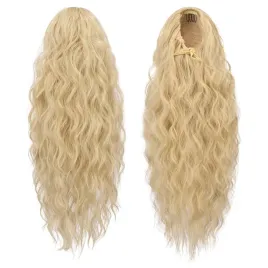 peruka-syntetyczna-doczepiany-kucyk-krecone-wlosy-45cm-jasny-blond