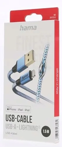 kabel-hama-usb-apple-lightning-15-m-niebieski-kolor-niebieski