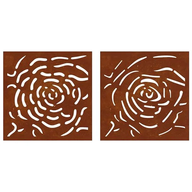 ozdoba-scienna-roza-55x55x07-cm-rdzawy-kod-producenta-ze-824507-stan-nowy