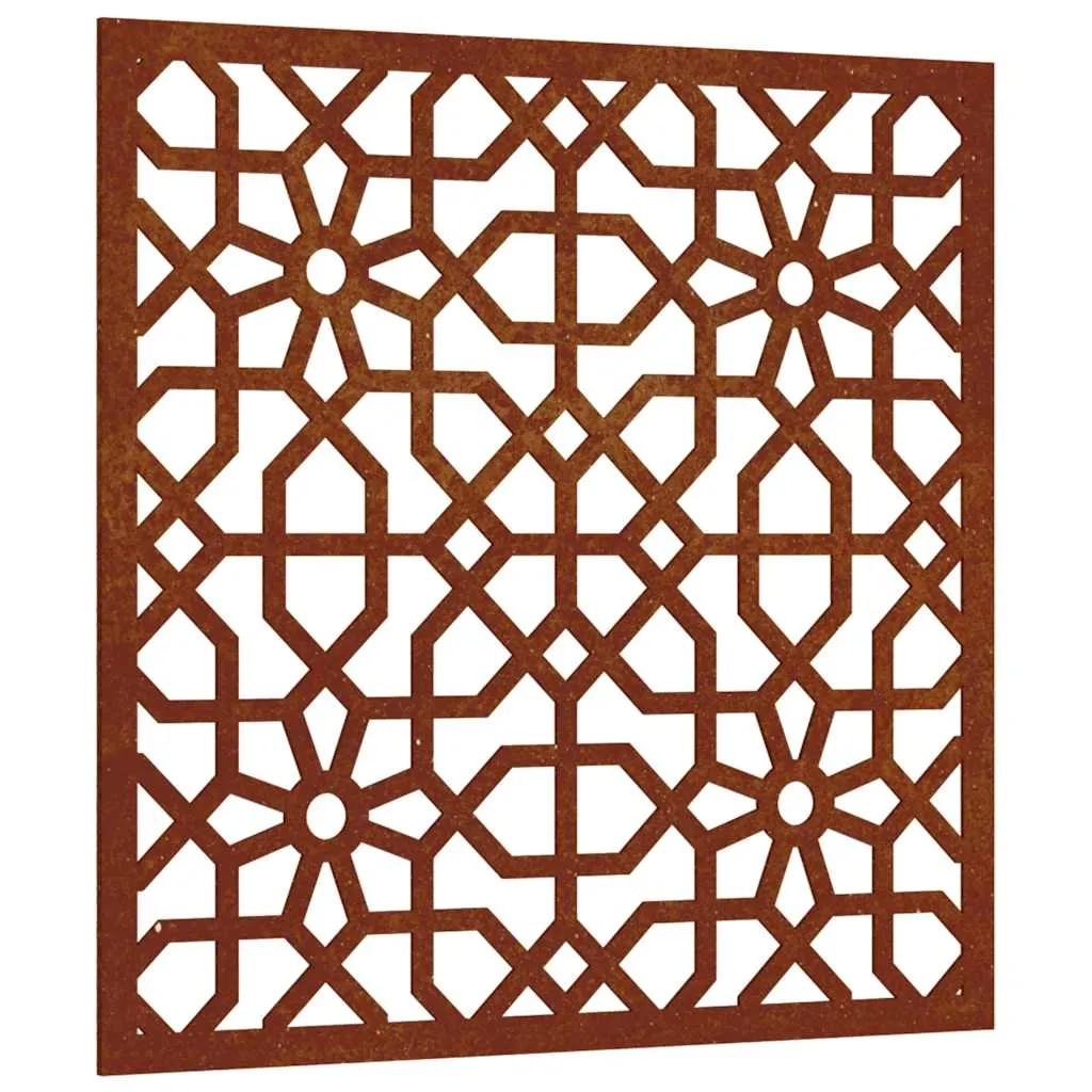 ozdoba-scienna-stal-korten-rdzawa-55x55x07cm