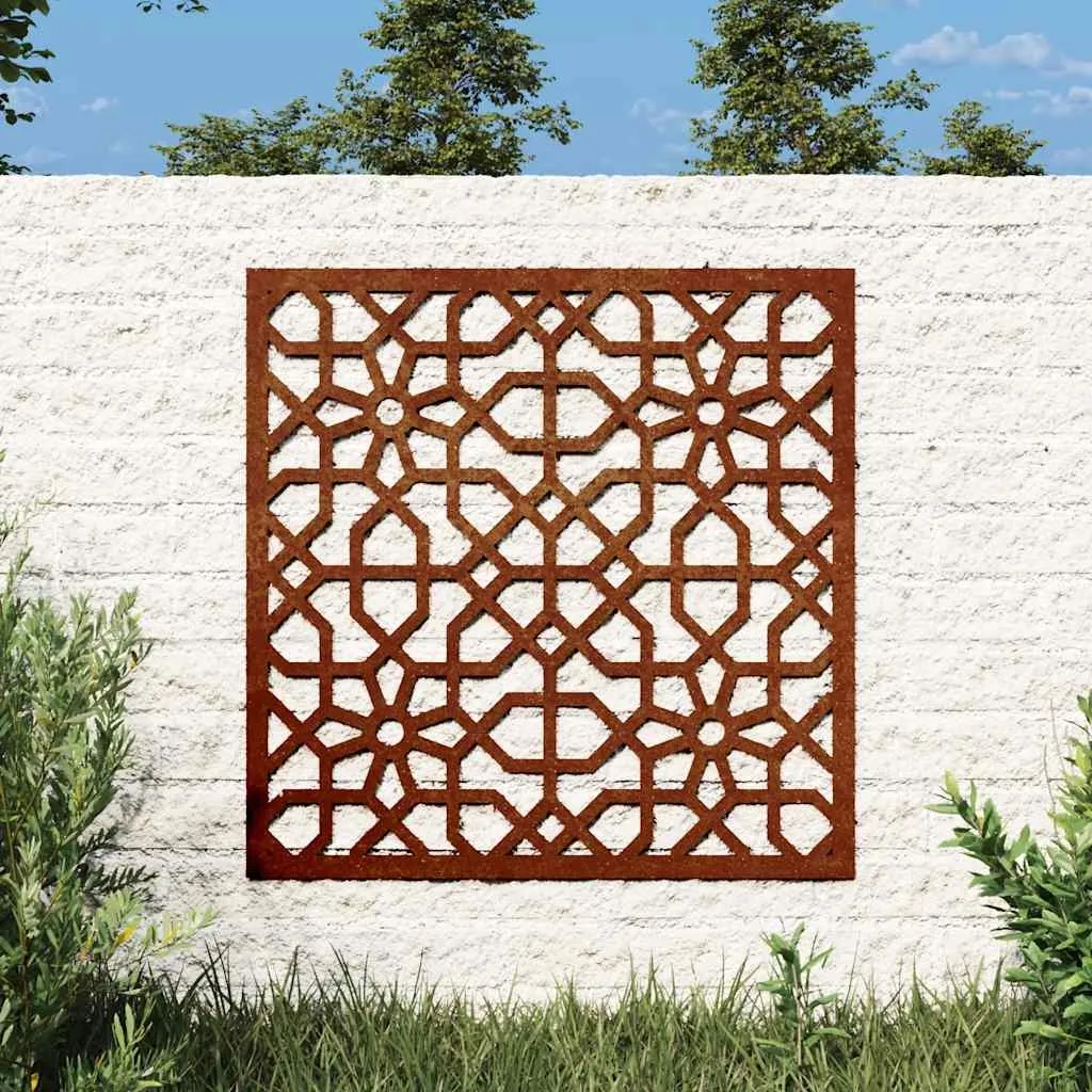 ozdoba-scienna-stal-korten-rdzawa-55x55x07cm