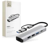 adapter-tech-protect-hb03-5in1-dla-komputerow-usb-c-i-usb-a-aluminium