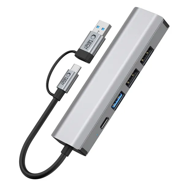 adapter-tech-protect-hb03-5in1-dla-komputerow-usb-c-i-usb-a-aluminium-stan-nowy-kod-producenta-1032180