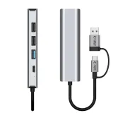 adapter-tech-protect-hb03-5in1-dla-komputerow-usb-c-i-usb-a-aluminium-stan-nowy-model-hb03