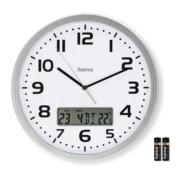 zegar-scienny-hama-srebrny-30cm-typ-scienny