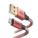 kabel-hama-usb-apple-lightning-15-m-czerwony-kolor-czerwony