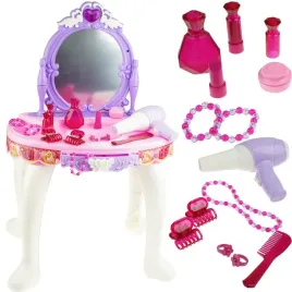 toaletka-z-lustrem-akcesoria-suszarka-dla-dziewczynki