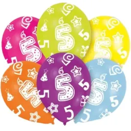 balony-5-urodziny-mix-amscan-11-6-szt