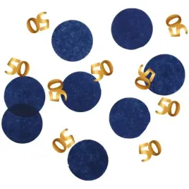 konfetti-50-urodziny-niebiesko-zlote-folat-25g
