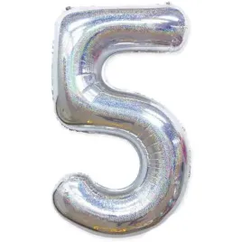 balon-foliowy-cyfra-5-holograficzna-srebrny-partypal-40-dgt