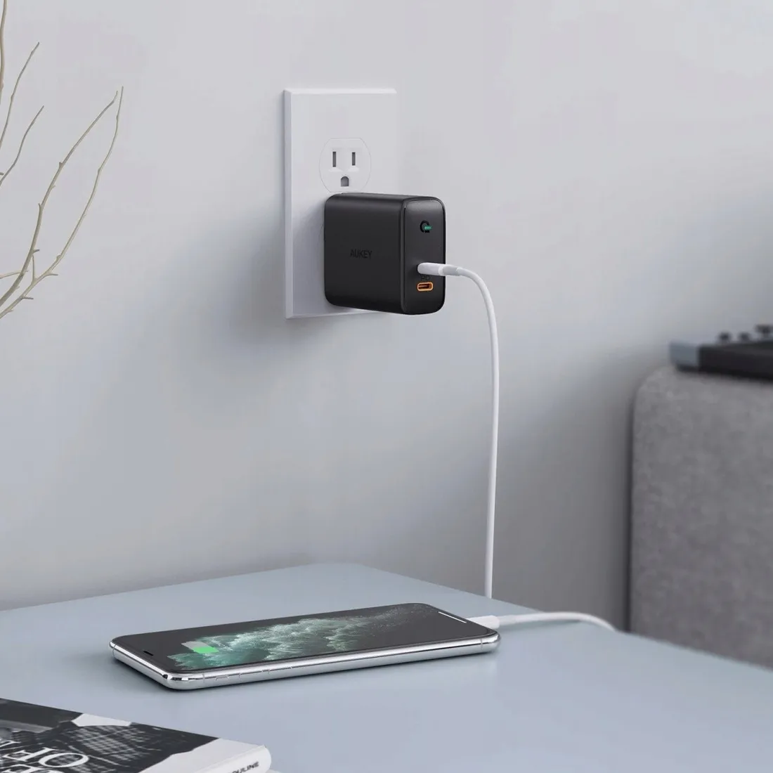 aukey-pa-d2-ladowarka-sieciowa-2xusb-c-pd-power-marka-aukey
