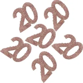 konfetti-brokatowa-liczba-20-rozowe-zloto-santex-7-cm-6-szt