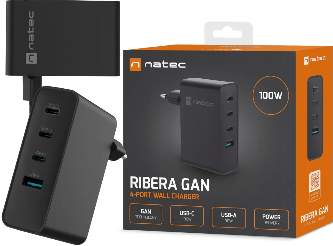 szybka-ladowarka-100w-ribera-gan-5a-usb-c