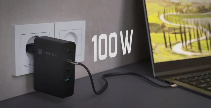 szybka-ladowarka-100w-ribera-gan-5a-usb-c-kolor-czarny