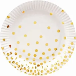 talerzyki-papierowe-zlote-groszki-biale-18-cm-6-szt