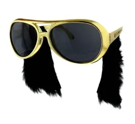 okulary-party-elvis-z-bakami-zlote-godan