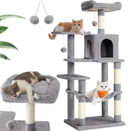 drapak-dla-kota-wielopoziomowy-legowisko-slupek-do-drapania-wieza-143cm