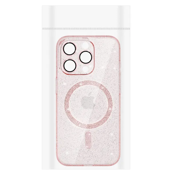 glitter-magsafe-case-do-iphone-17-pro-max-rozowy-clear-stan-nowy-dedykowany-model-iphone-17-pro-max