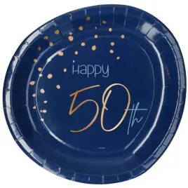 talerzyki-elegant-happy-birthday-50-folat