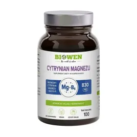biowen-cytrynian-magnezu-825mg-z-witamina-b6-suplement-diety-100-kapsulek