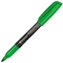 marker-permanentny-okragly-cienki-zielony-titanum-2-mm