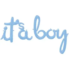 balon-foliowy-its-a-boy-niebieski-amscan-zestaw