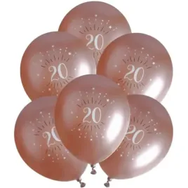 balony-sparkling-liczba-20-rozowe-zloto-santex-12-6-szt