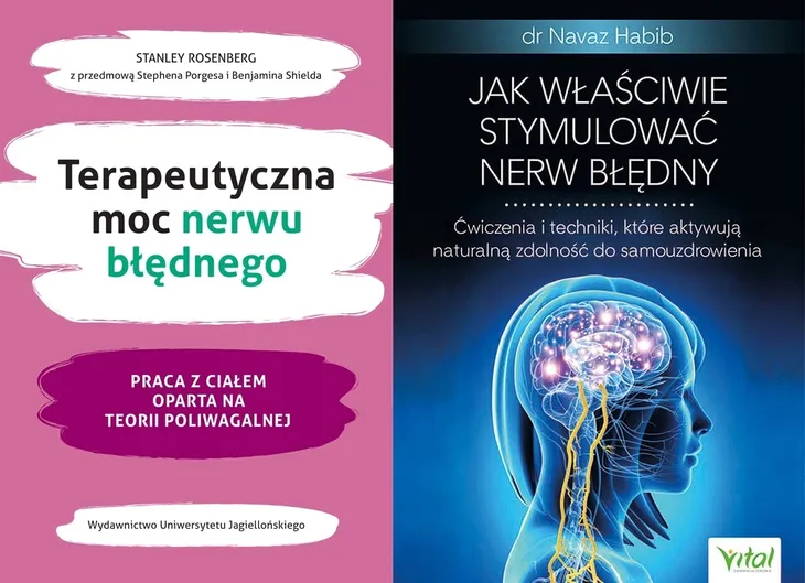 PAKIET 2X TERAPEUTYCZNA MOC NERWU BŁĘDNEGO + NERW BŁĘDNY ĆWICZENIA