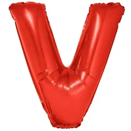 balon-foliowy-litera-v-czerwony-funny-fashion-40-ltr