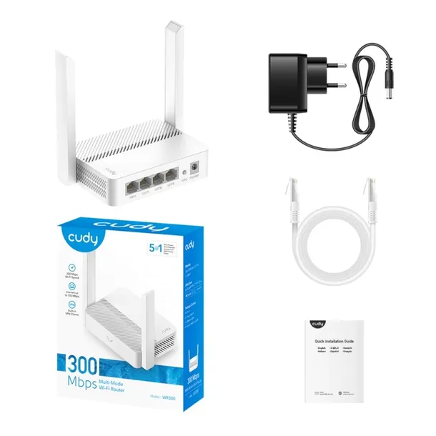 router-cudy-wr300-802-11b-antena-zewnetrzna-nieodkrecana