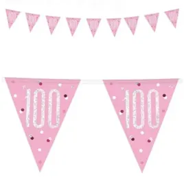 baner-flagi-100-urodziny-glitz-holo-rozowy-unique-274-cm