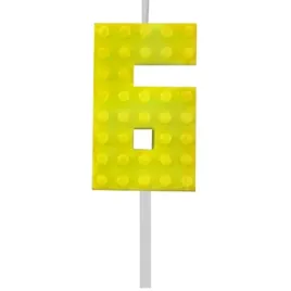swieczka-na-tort-klocki-cyfra-6-zolta-godan-55-cm