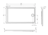roca-granada-flat-brodzik-prostokatny-140x80-cm-stan-nowy