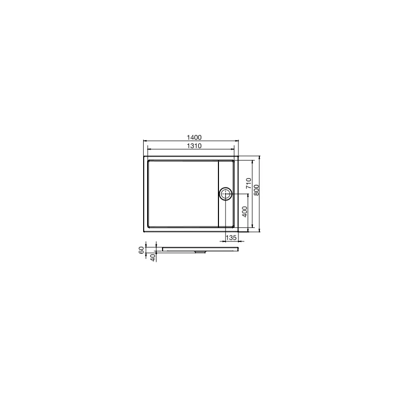 roca-granada-flat-brodzik-prostokatny-140x80-cm