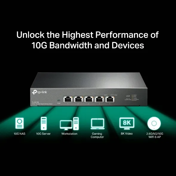 switch-tp-link-tl-sx105-standard-pracy-portow-lan-brak-informacji