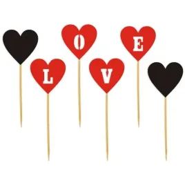pikery-serca-love-czerwono-czarne-6-szt